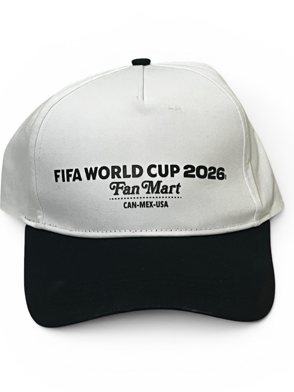 FIFA World Cup 2026 Fan Mart Two-Tone Cap - White & Black